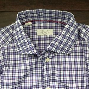 Eton Check Slim Fit Shirt